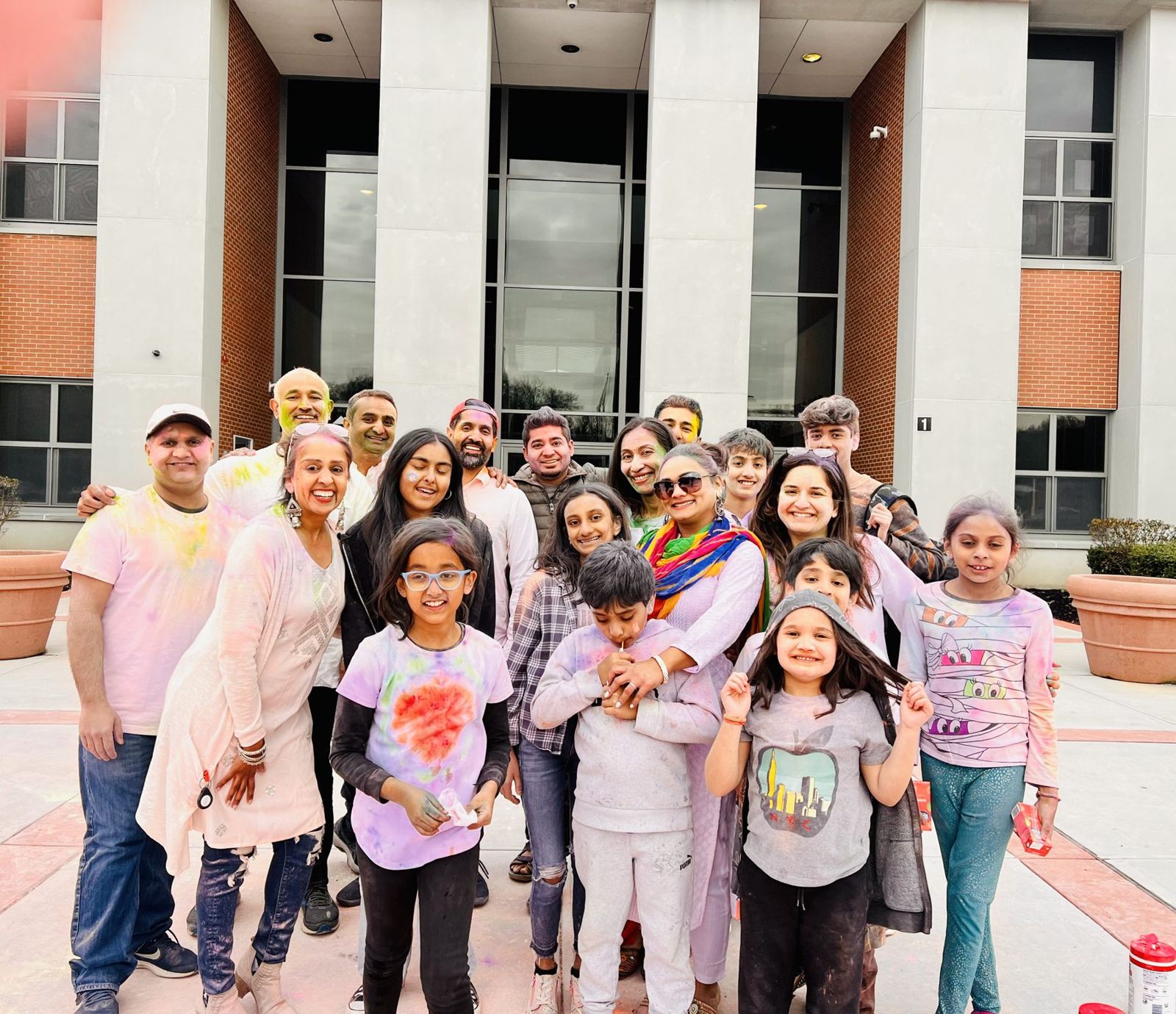 Second annual Holi at Robbinsville High School