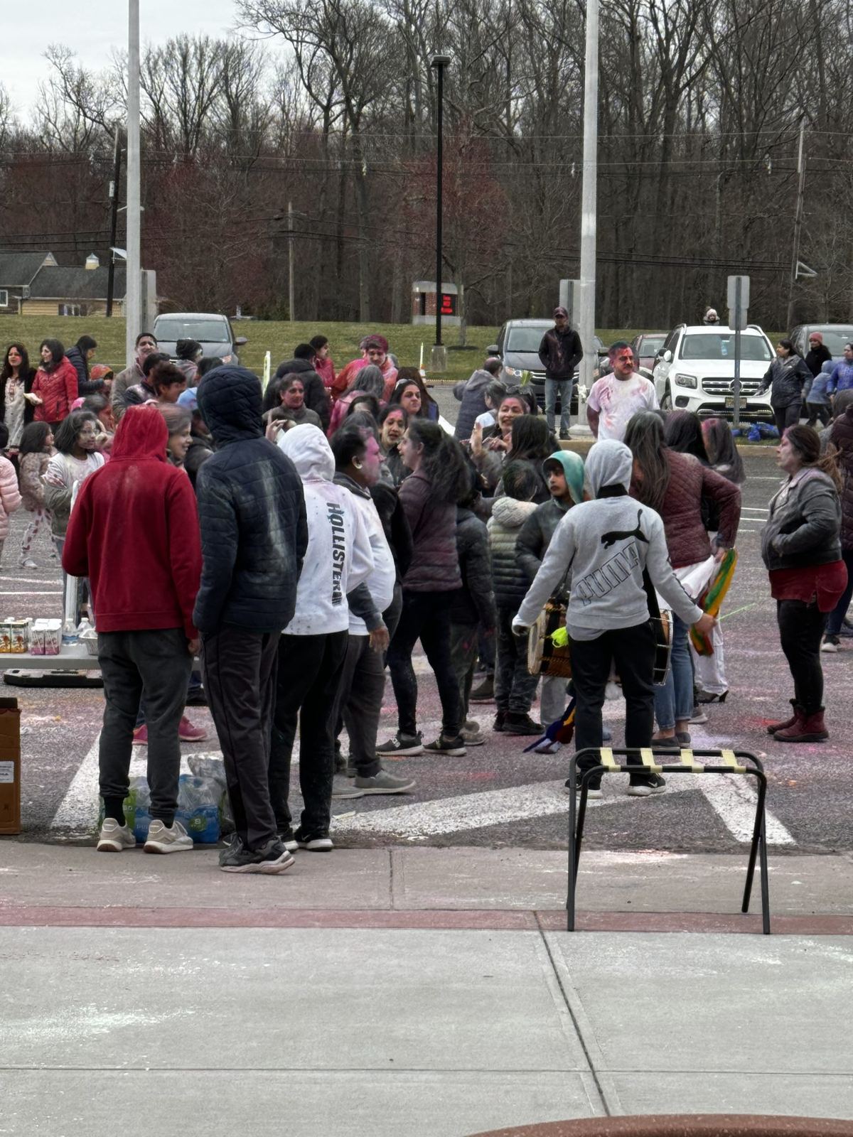Third annual Holi at Robbinsville High School