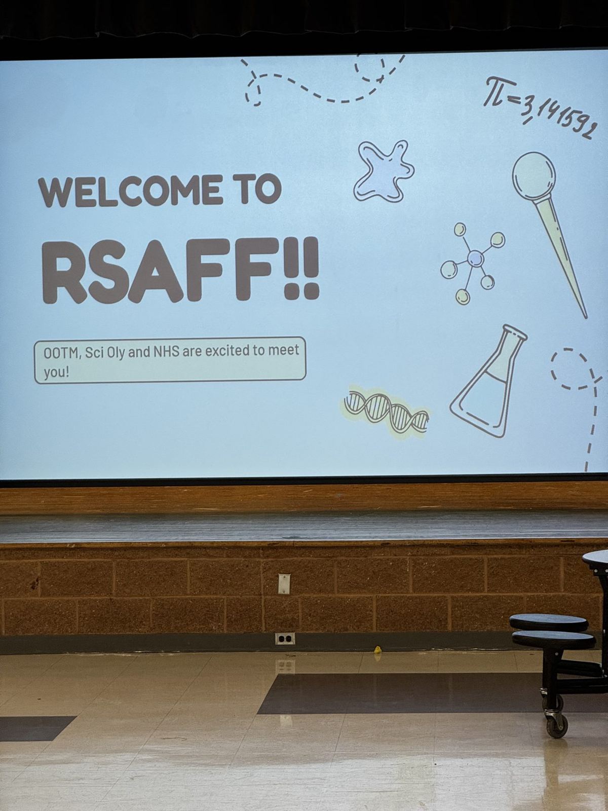 Welcome to RSAFF title slide